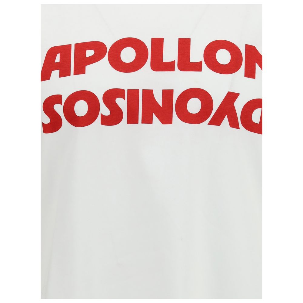 Cotton T-shirt with Apollo Dyonisos graphic print