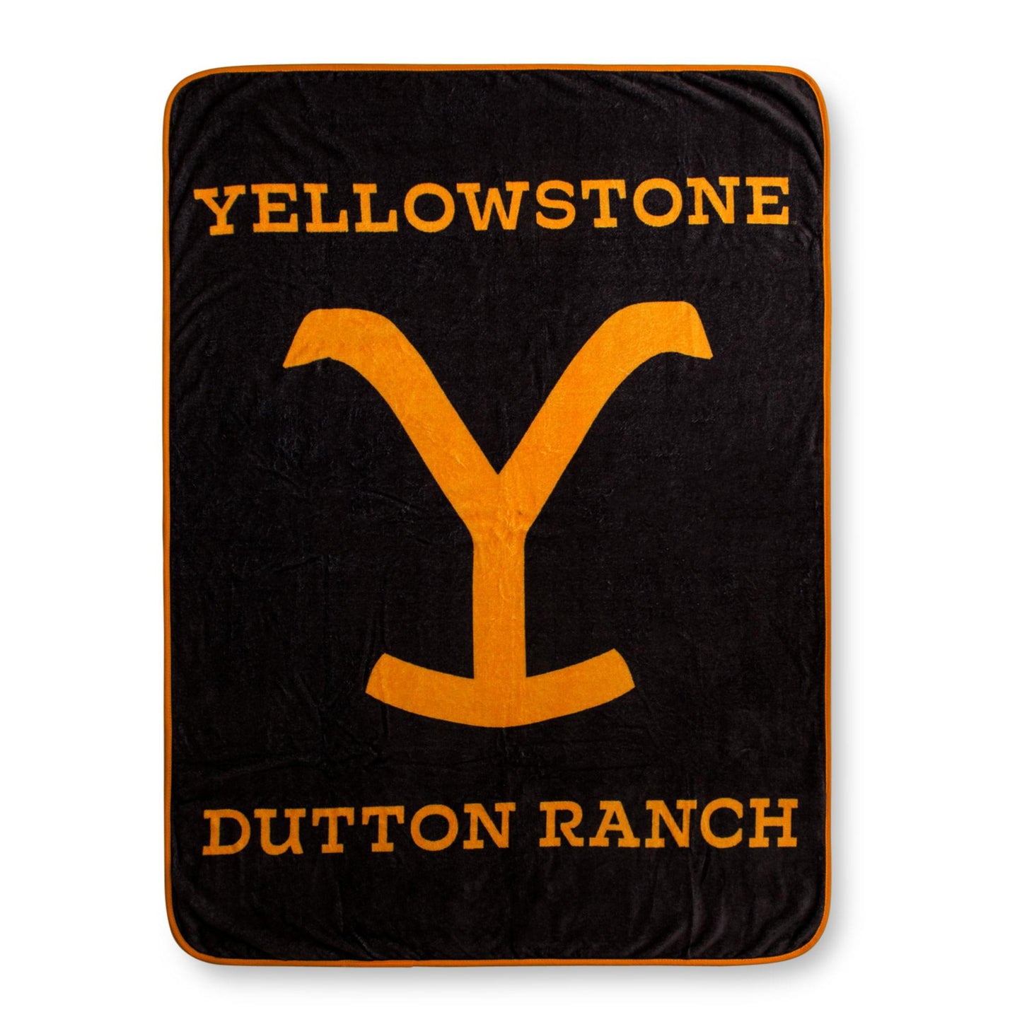 Yellowstone Dutton Ranch Raschel Fleece Throw Blanket | 45 x 60 Inches