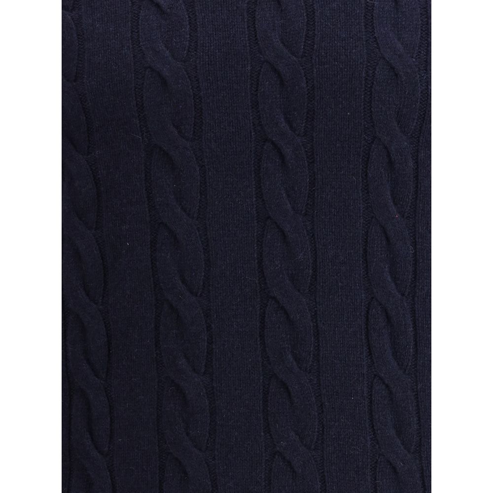 Braided-effect crewneck Sweater