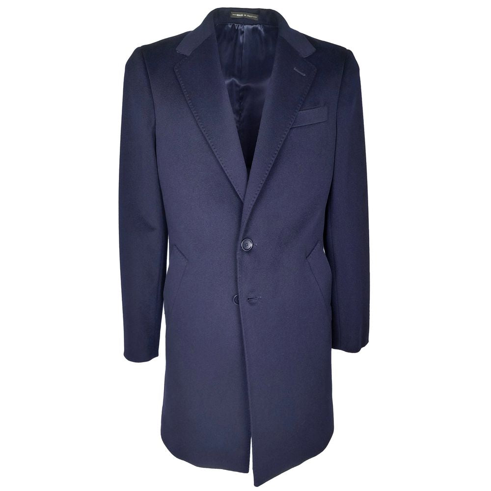Blue Wool Men's Jacket