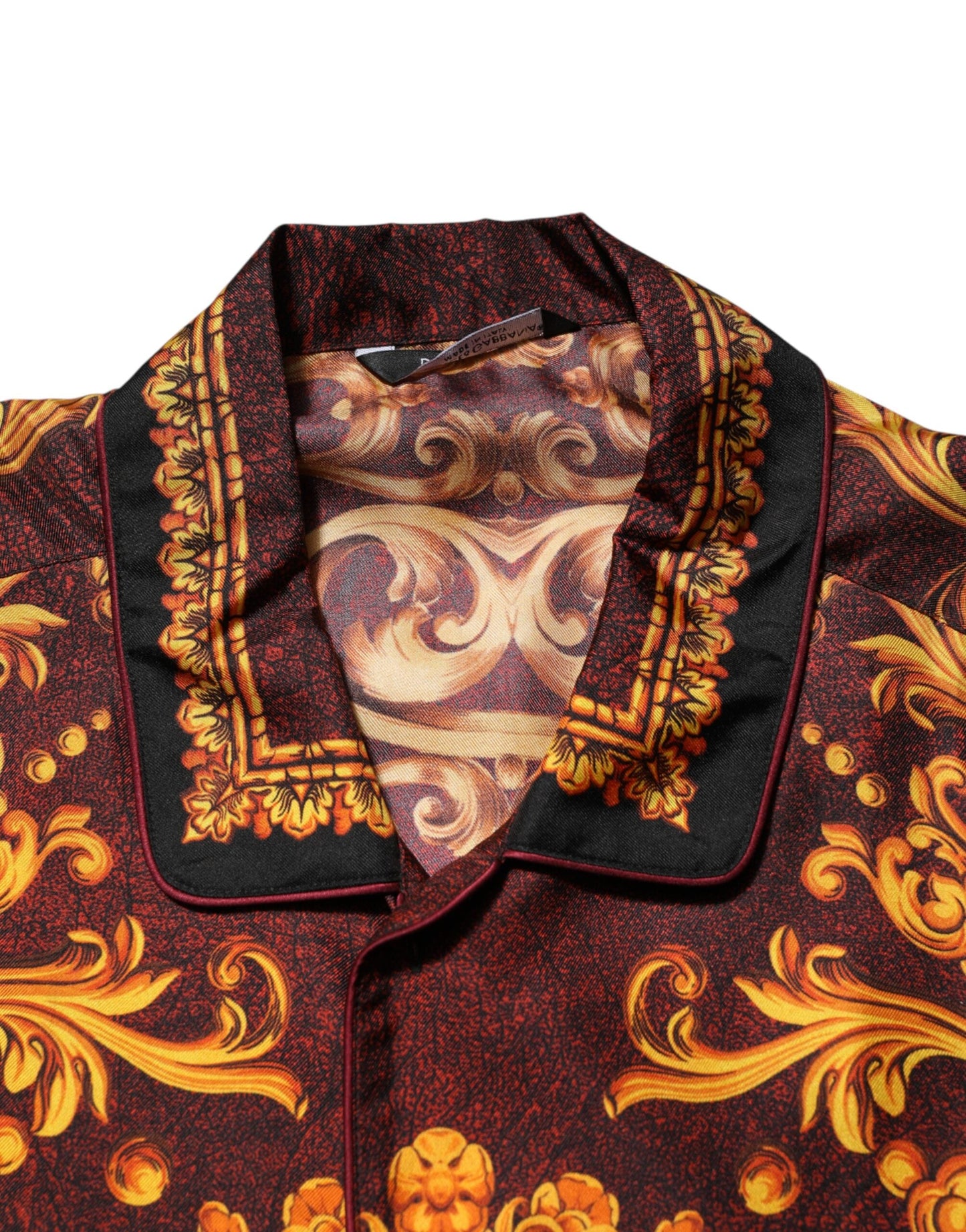Floral Printed Baroque Button Down Shirt