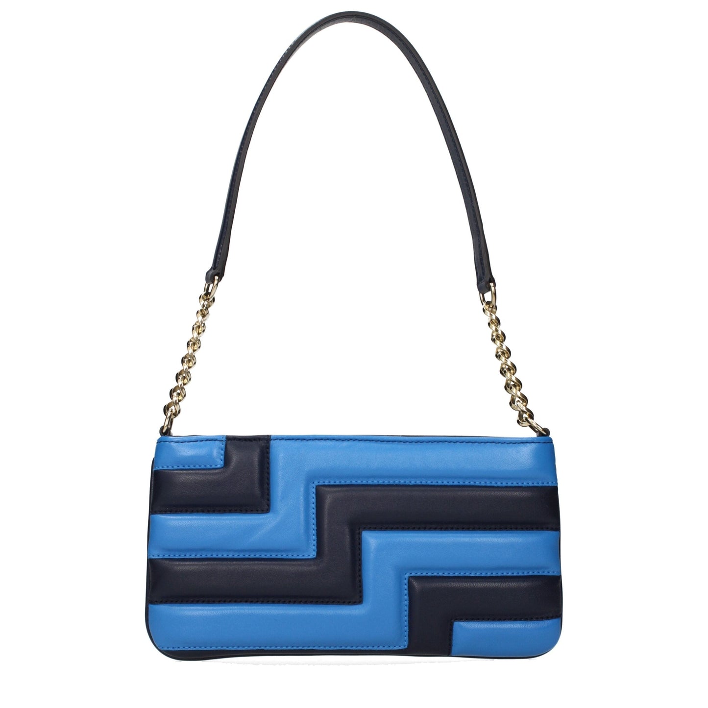 Blue Leather Shoulder Bags