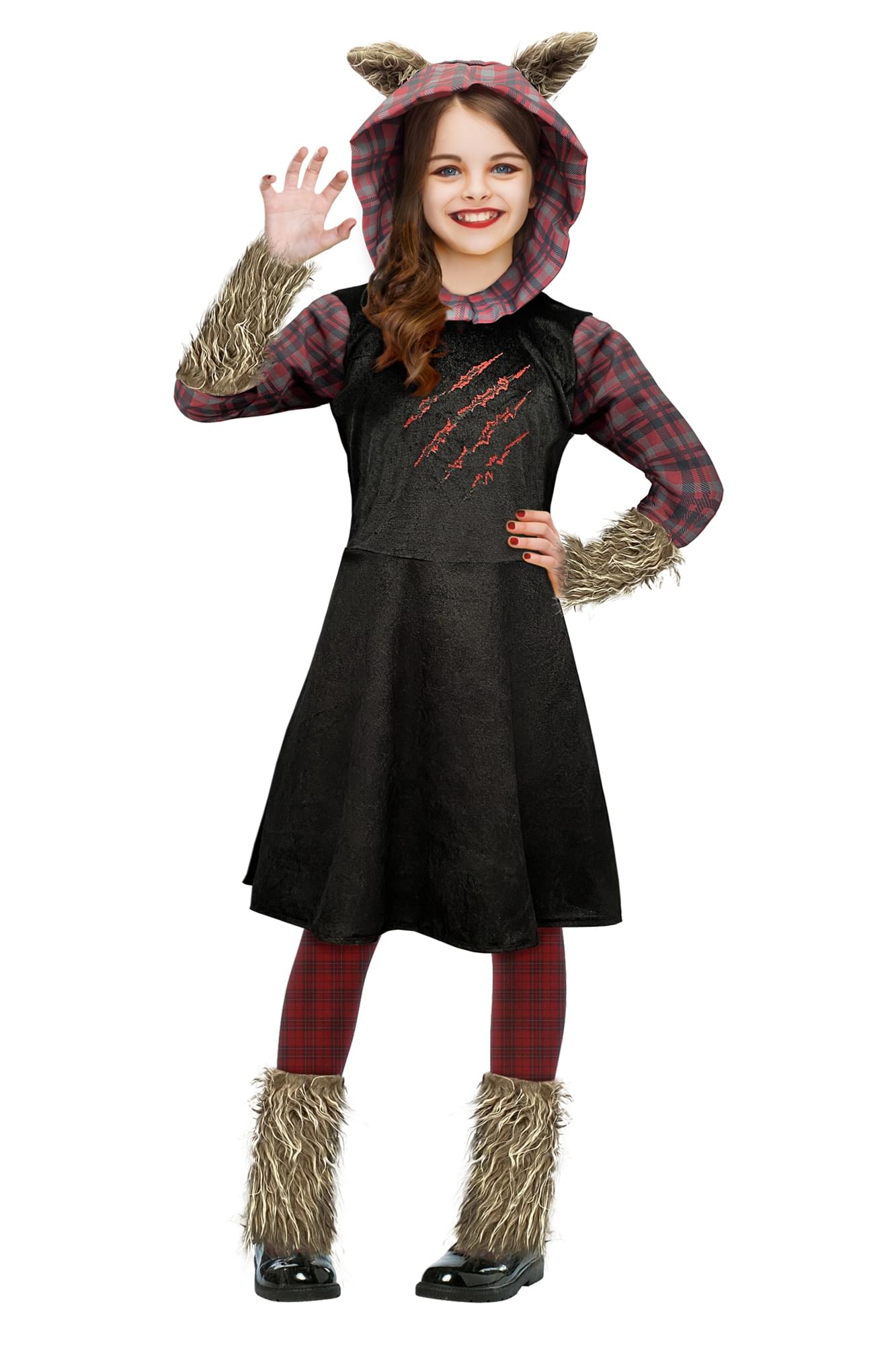 Werewolf Girls Costume | Child Size 3/5