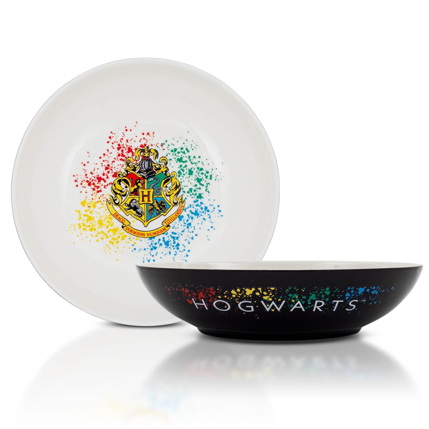 Harry Potter Hogwarts Crest 9-Inch Ceramic Coupe Dinner Bowl