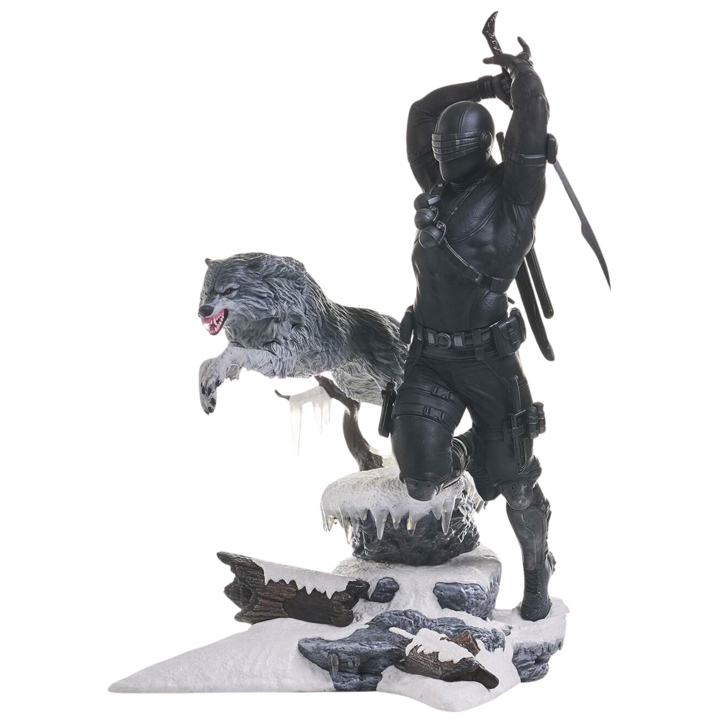 Gi Joe Gallery Snake Eyes 11 Inch PVC Statue