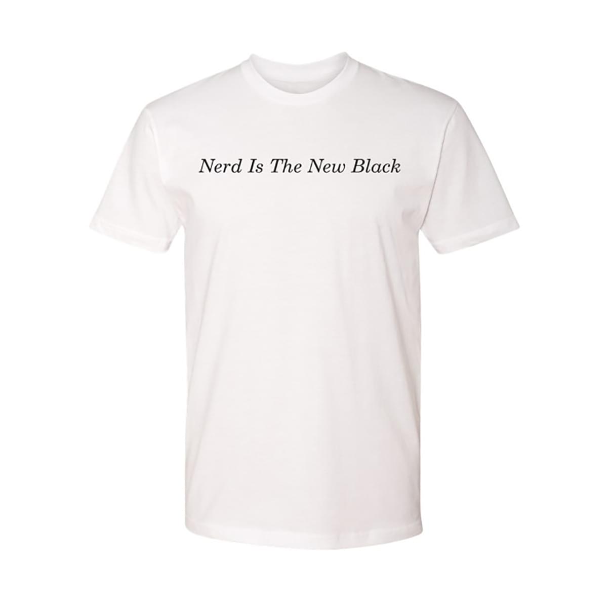 Black-ish Nerd Is The New Black Adult White T-Shirt | Large