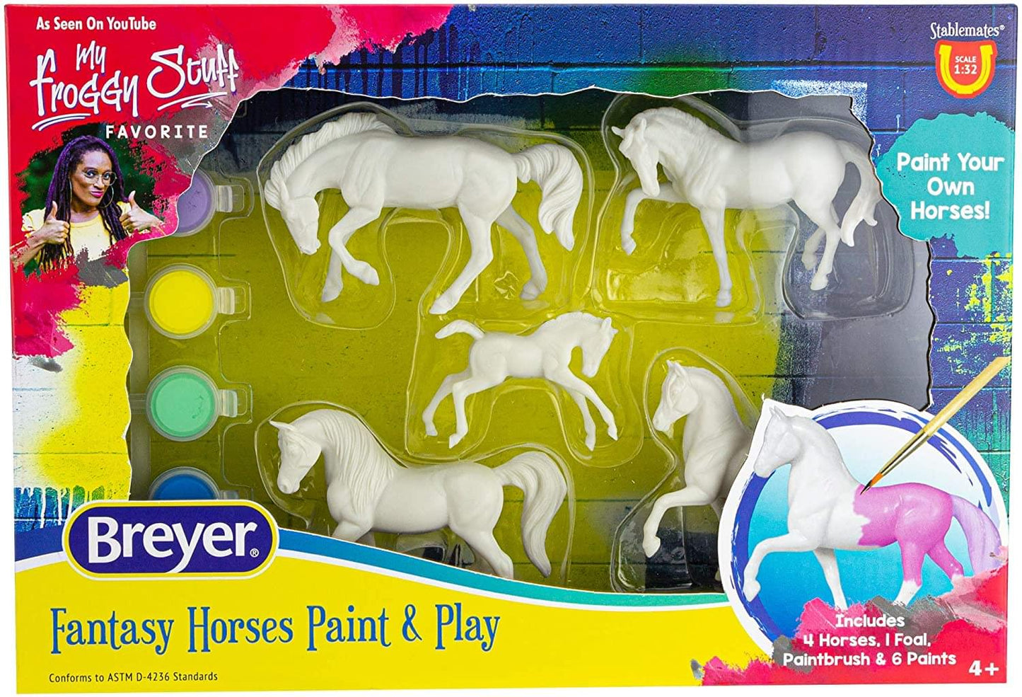 Breyer Fantasy Horses Paint & Play DIY Set | 5 Model Horses