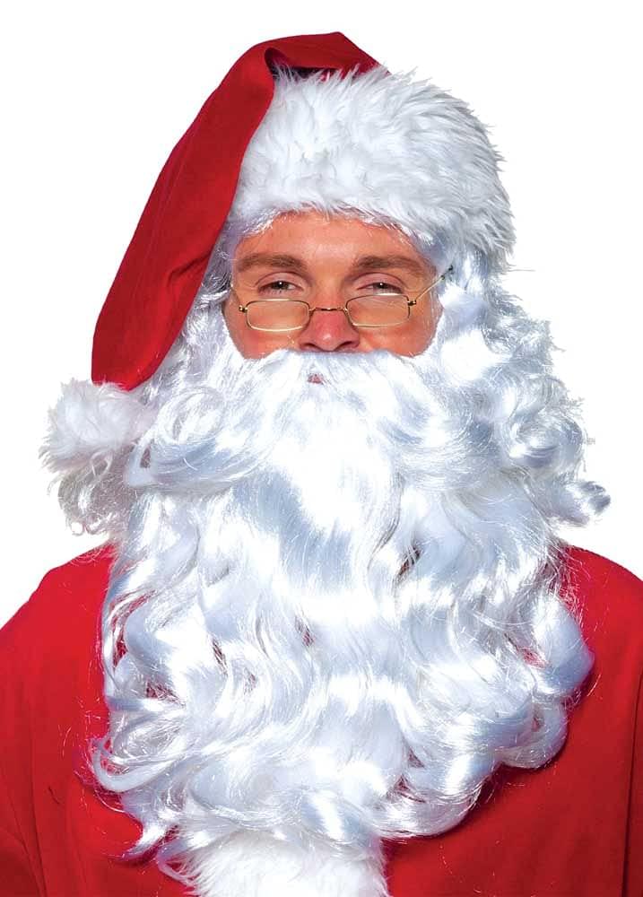 White Santa Wig and Beard Adult Costume Set | One Size