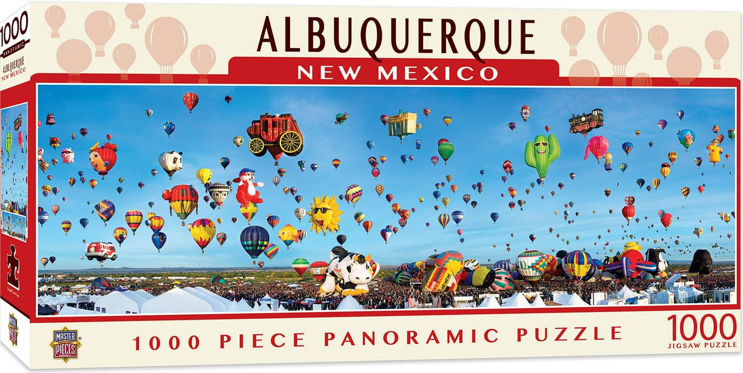 Albuquerque New Mexico 1000 Piece Panoramic Jigsaw Puzzle