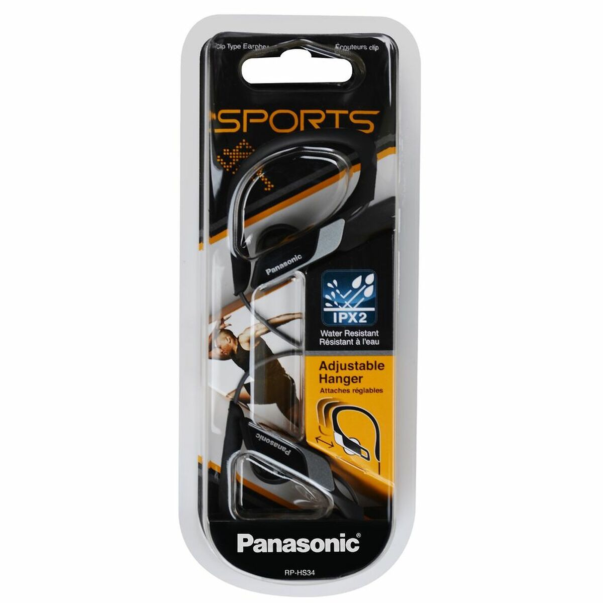 Sports headphones Panasonic RPHS34EK * Black