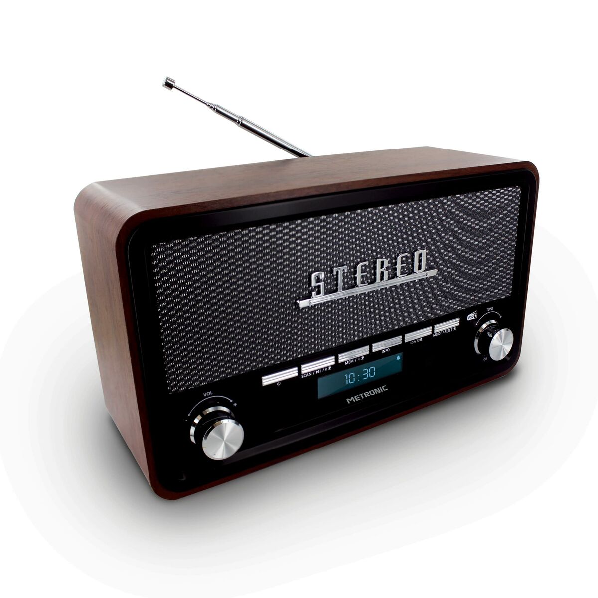 Clock-Radio METRONIC 477230 (Refurbished A+)