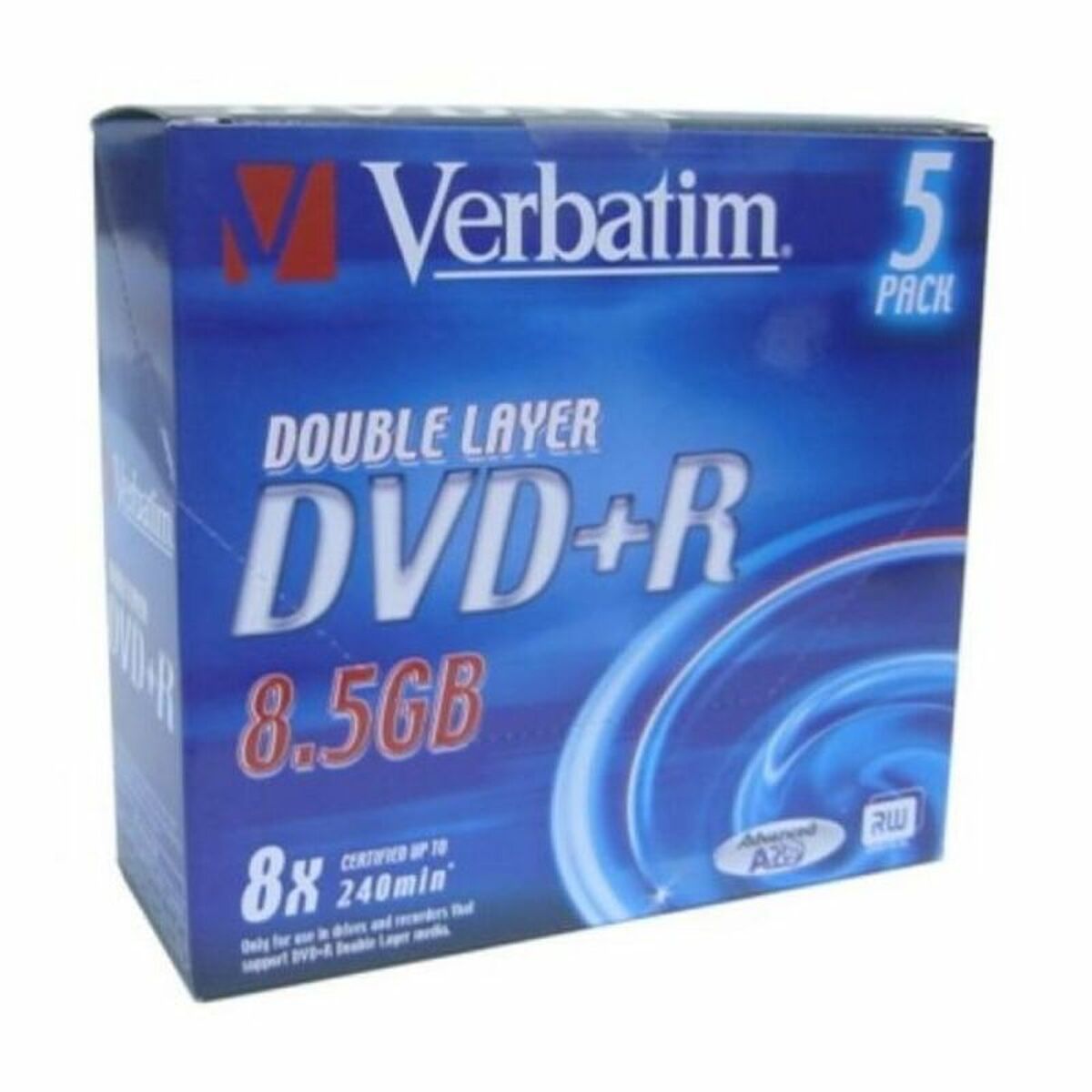 DVD-R Verbatim 8,5 GB 8x 5 pcs 5 Units 8,5 GB 8x (5 Units)
