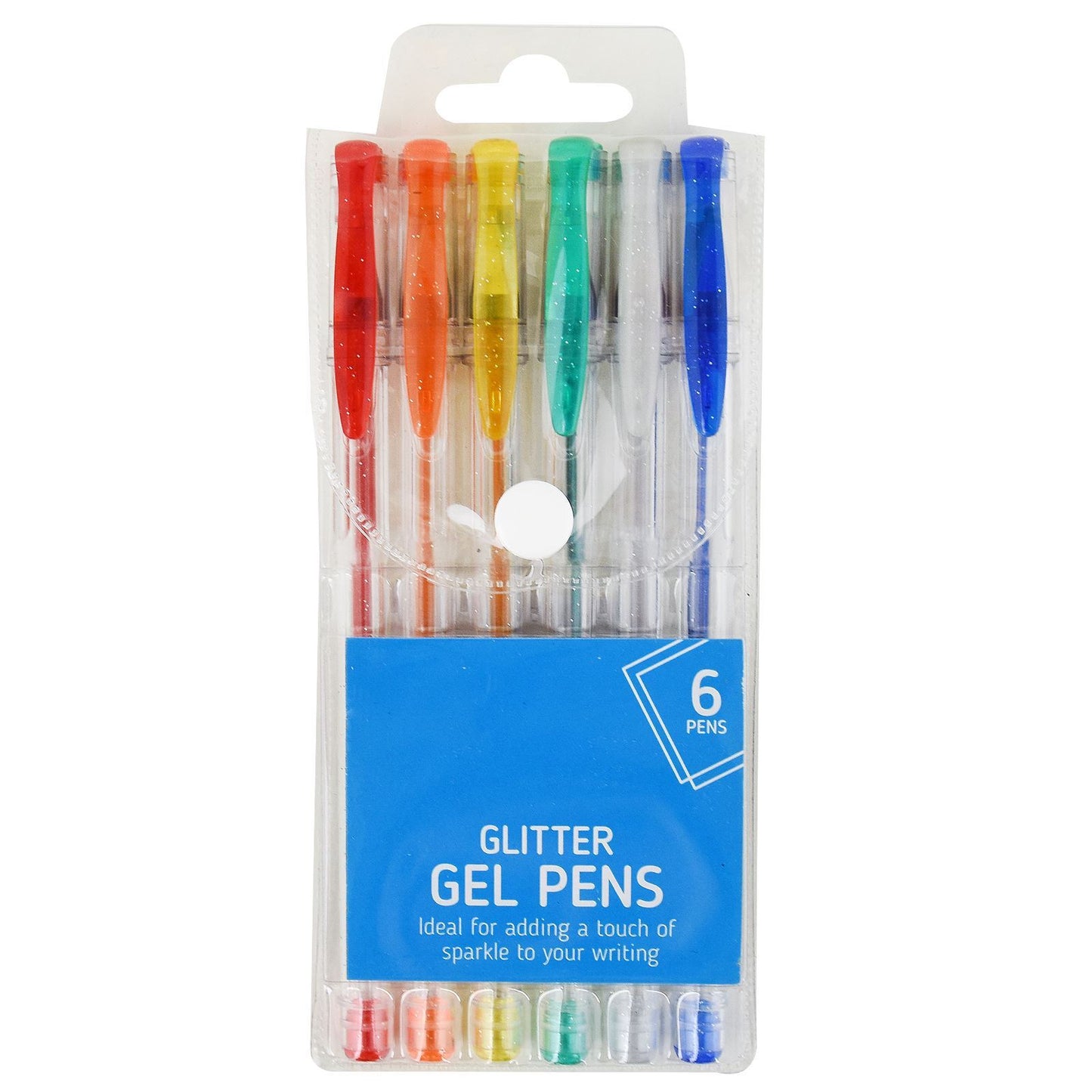 6x Glitter Gel Pens Kids School Stationary B00P0ZRFRG STA1467