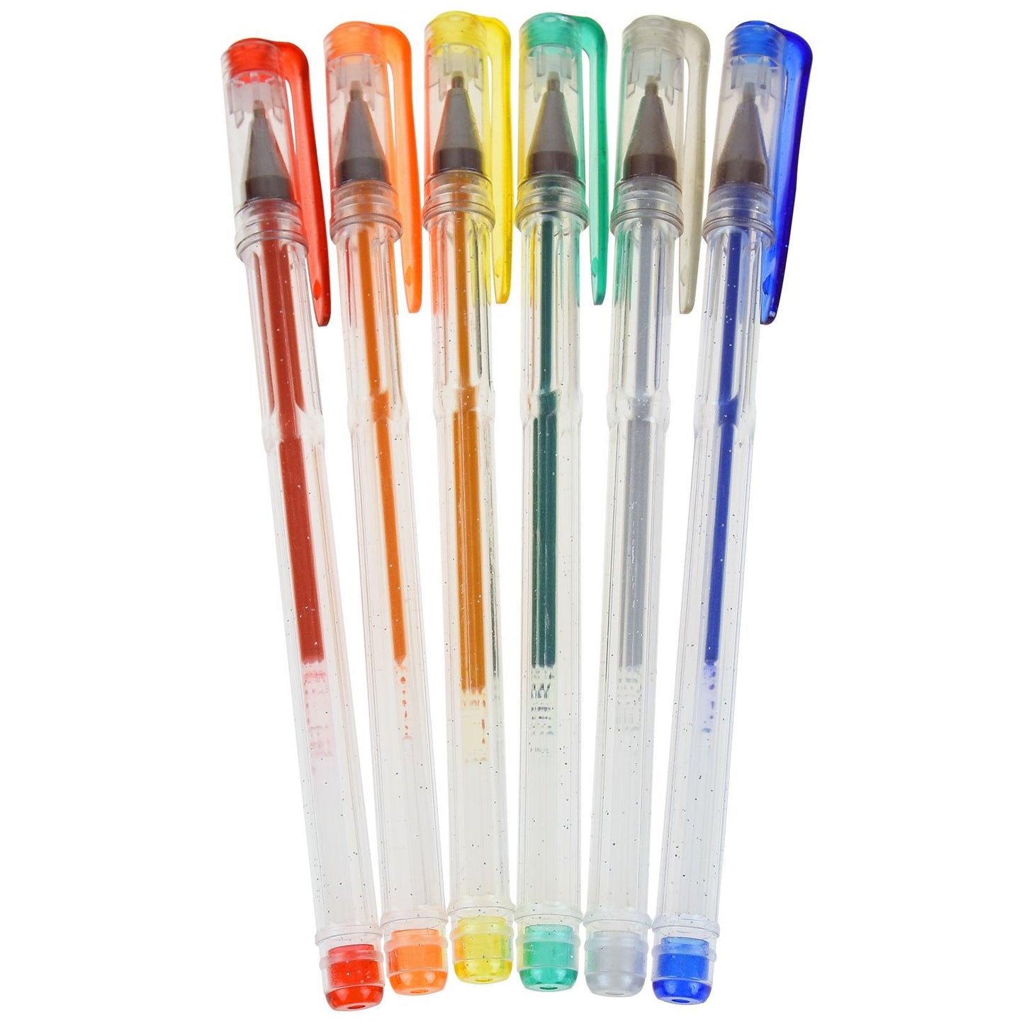 6x Glitter Gel Pens Kids School Stationary B00P0ZRFRG STA1467