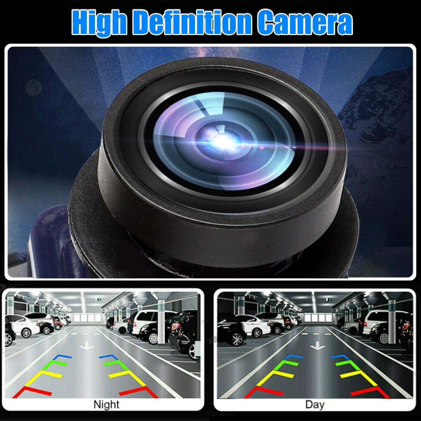 Car Rearview Backup Camera Pdc Parking Camcorder 56038990aa Parts for 2013-2016 Dodge Dart Black