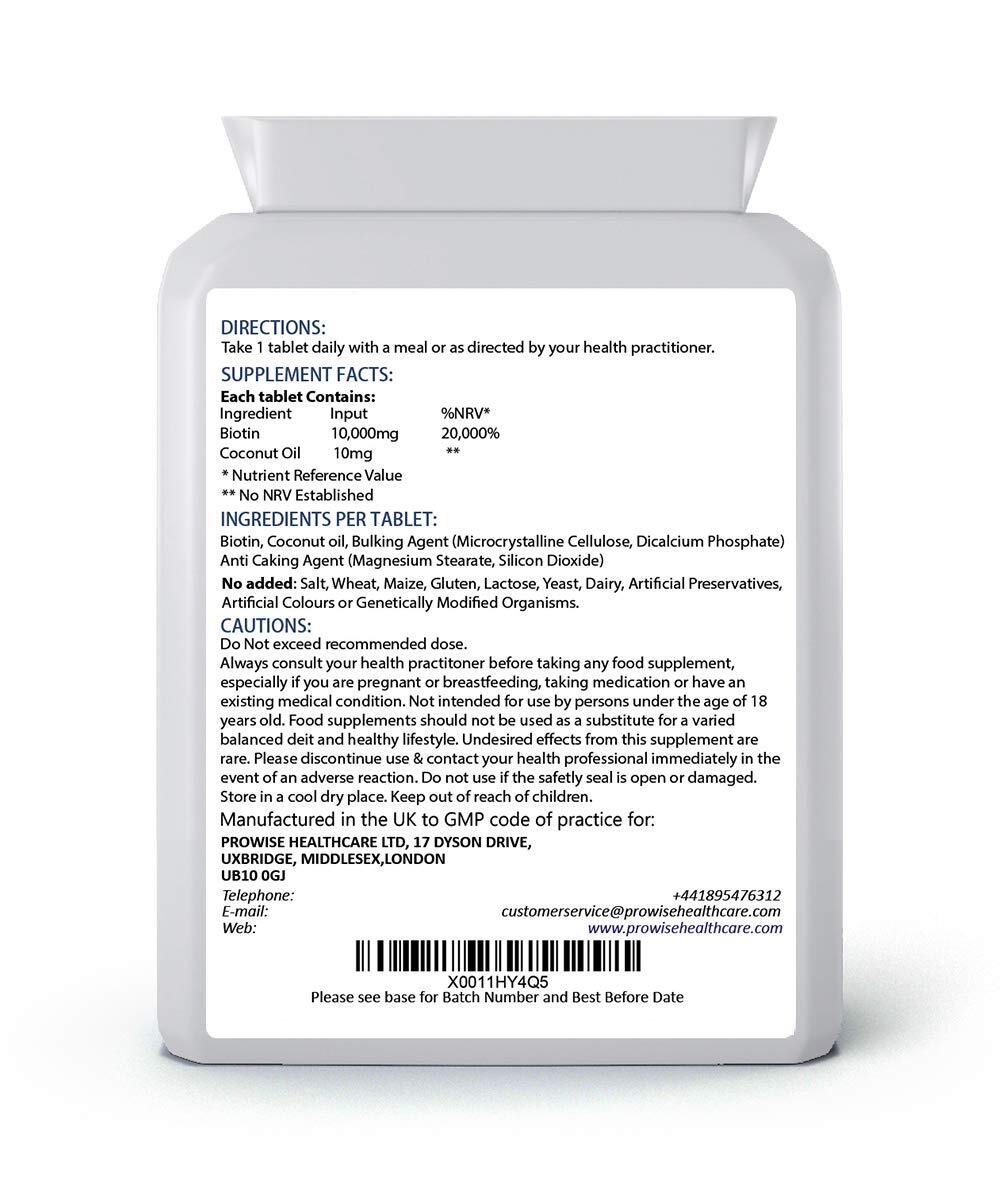 Biotin Formulated with Coconut 180 Tablets