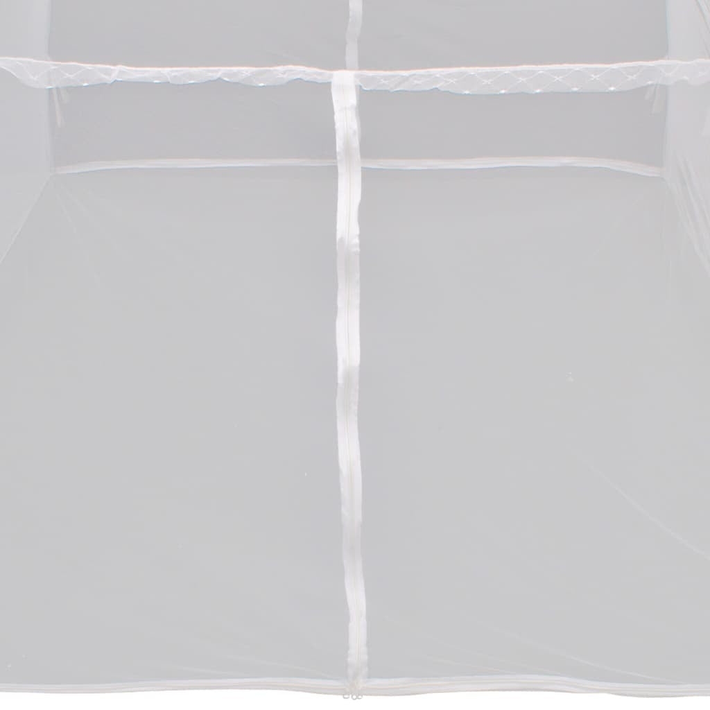 Camping Tent 200x120x130 cm Fiberglass White