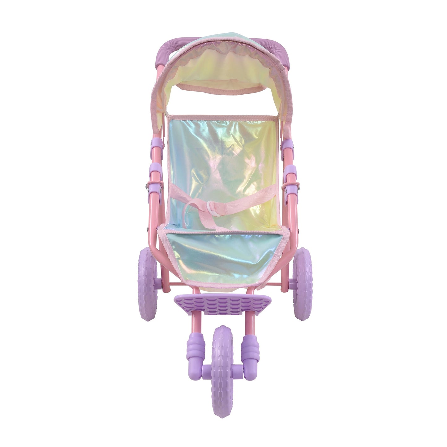 Olivia's Little World Dreamland Baby Doll Pram Pushchair Stroller with Storage