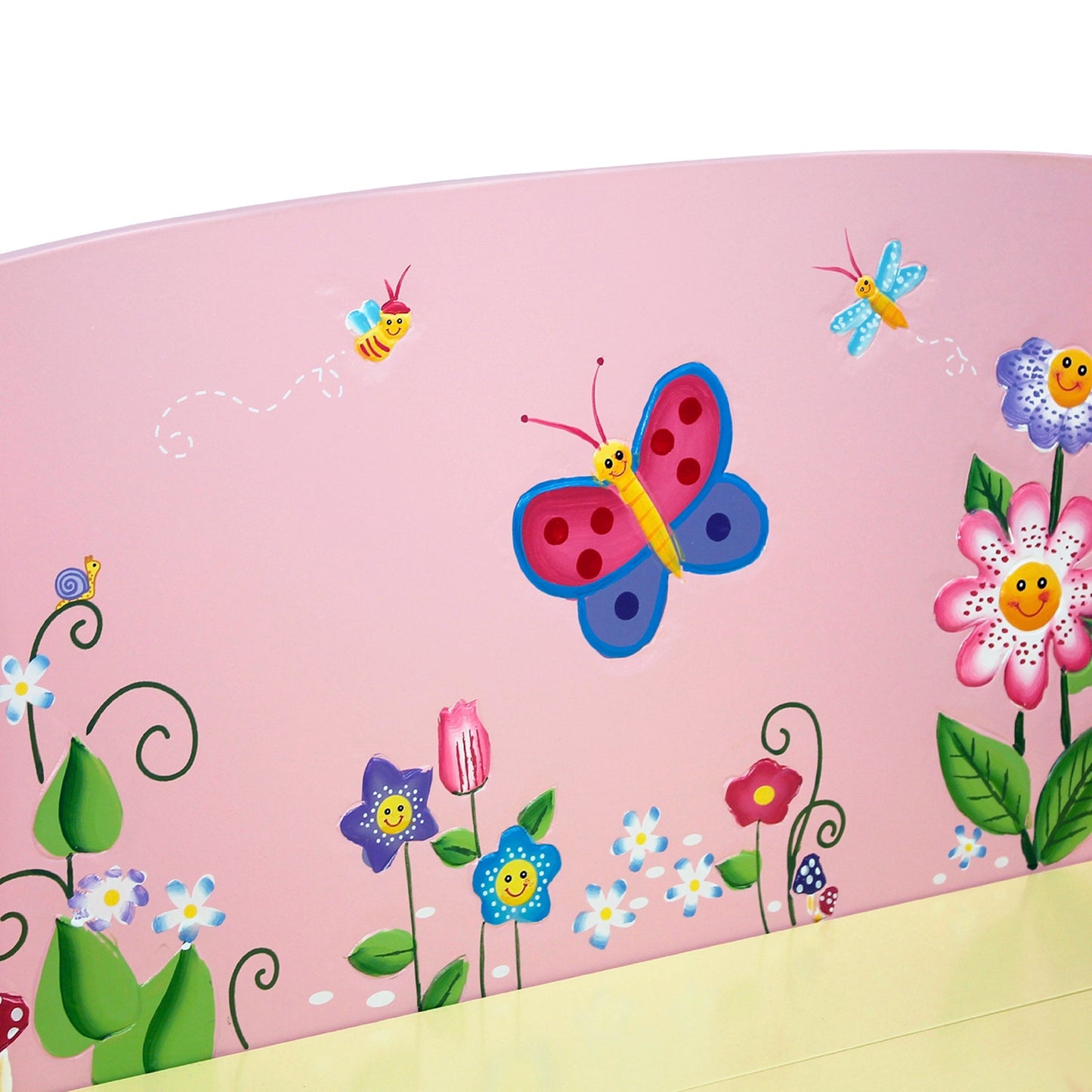 Fantasy Fields Magic Garden Childrens Kids Wooden Toy Storage Bench TD-11644A
