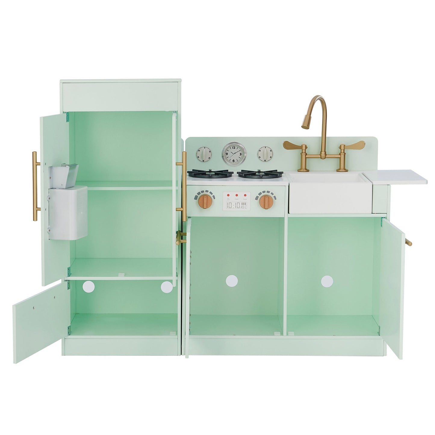 Childrens Little Chef Chelsea Wooden Play Kitchen Mint TD-12302M