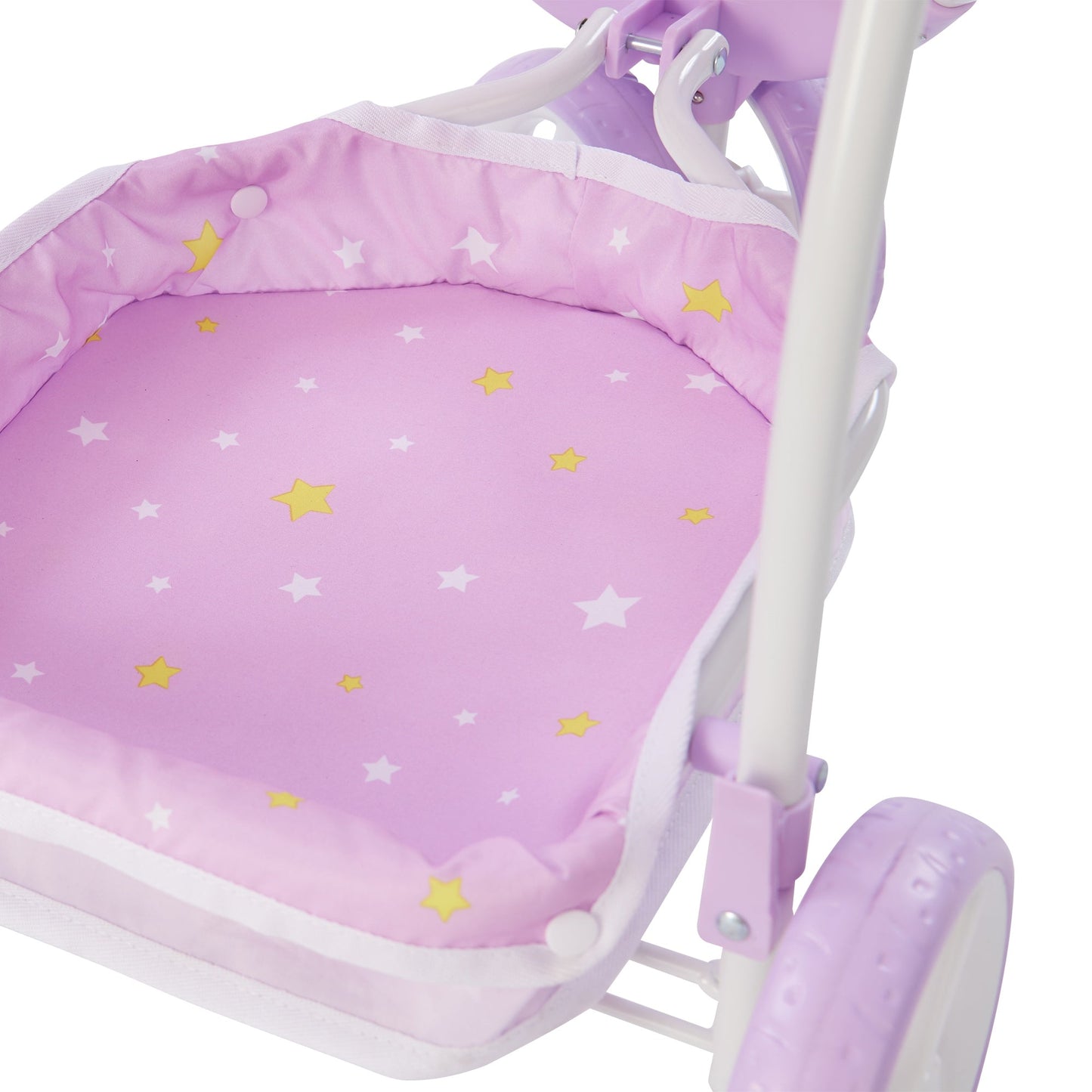 Olivia's Little World 2 in 1 Baby Doll Stroller Pram Foldable Purple OL-00010