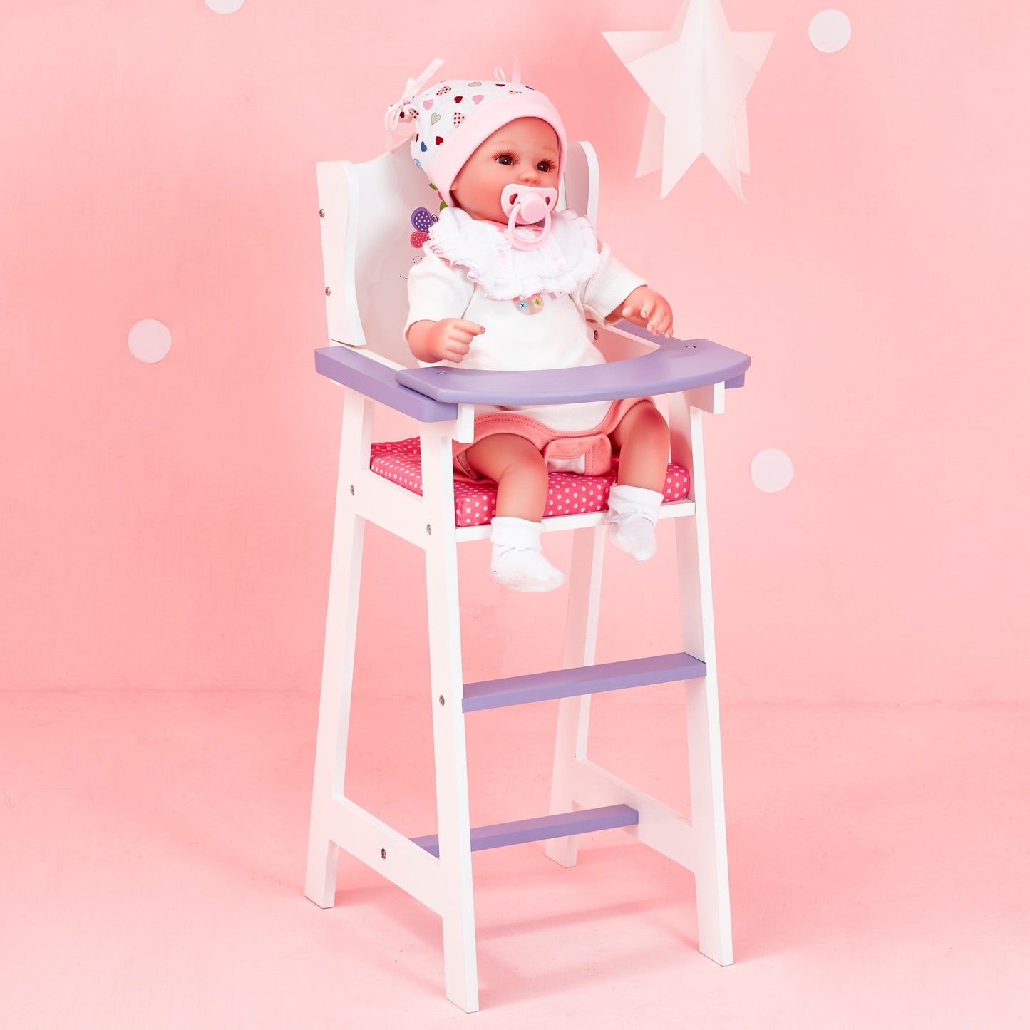 Olivia's Little World Baby Doll High Chair Doll Furniture Accessories TD-0098A