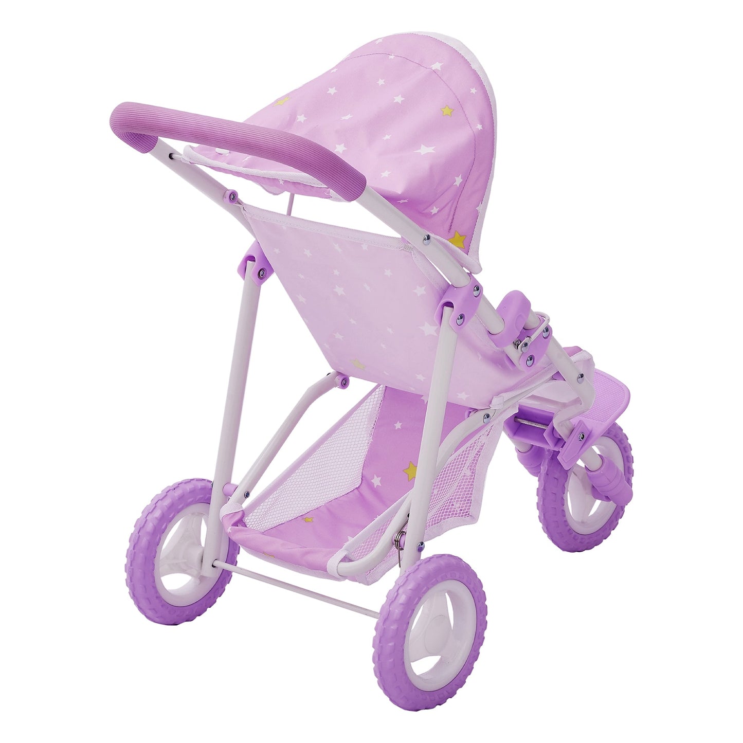 Olivia's Little World Dolls Star Pram Stroller Pushchair For Baby Dolls OL-00006
