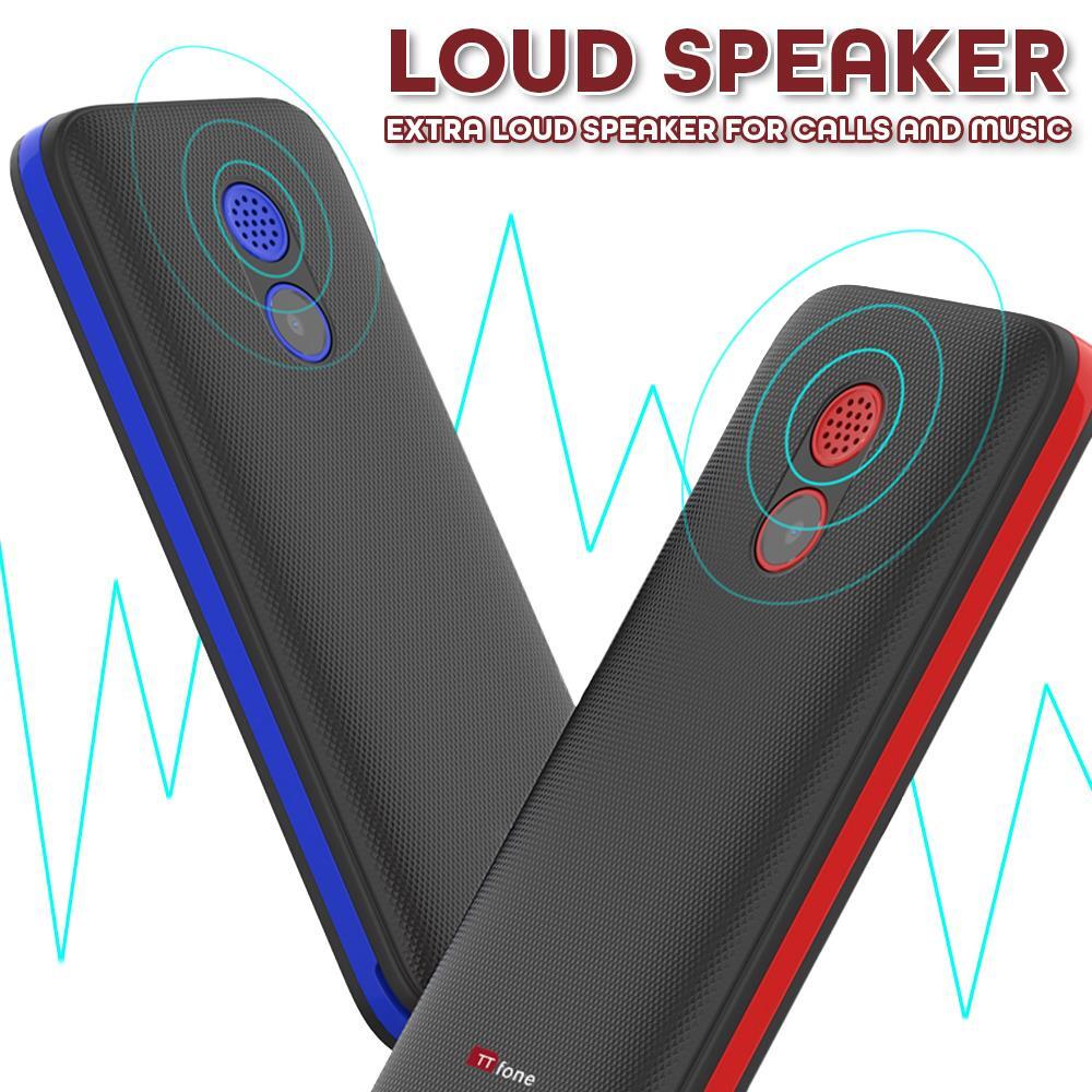 TT160 Dual Sim Basic Simple Mobile Phone - Camera Torch MP3 Bluetooth Mains Charger & Vodafone Sim Card