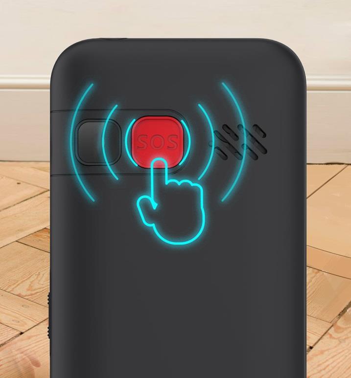 TTfone Big Button Basic Senior Emergency Mobile Phone - Mains Charger & Vodafone Sim Card