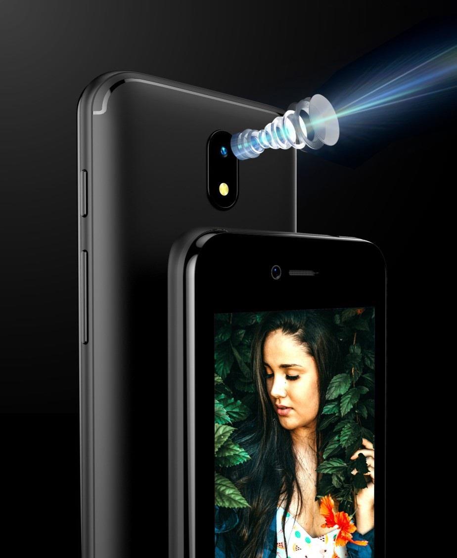 TTfone TT20 BLACK Smart 3G Mobile Phone Android GO - 8GB - Dual Sim - 4" Touch Screen Vodafone Sim Card