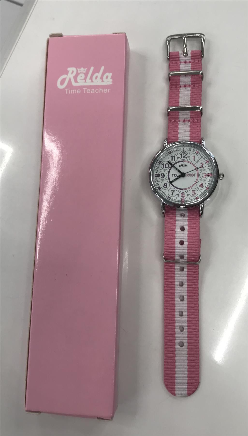 Relda Children's Analogue Nylon Strap Girl's Watch REL111