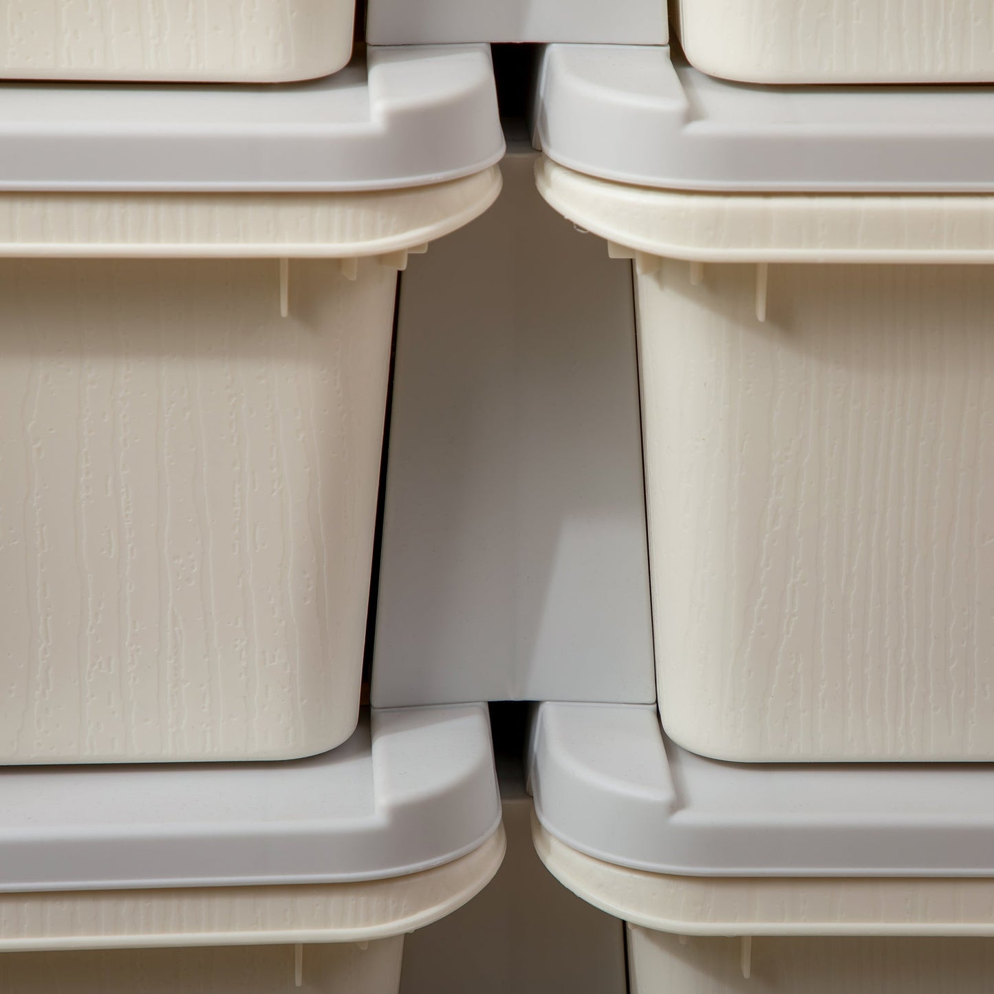 Kids Storage Unit Toy Box Vertical Dresser with Six Drawers - Cream HOMCOM