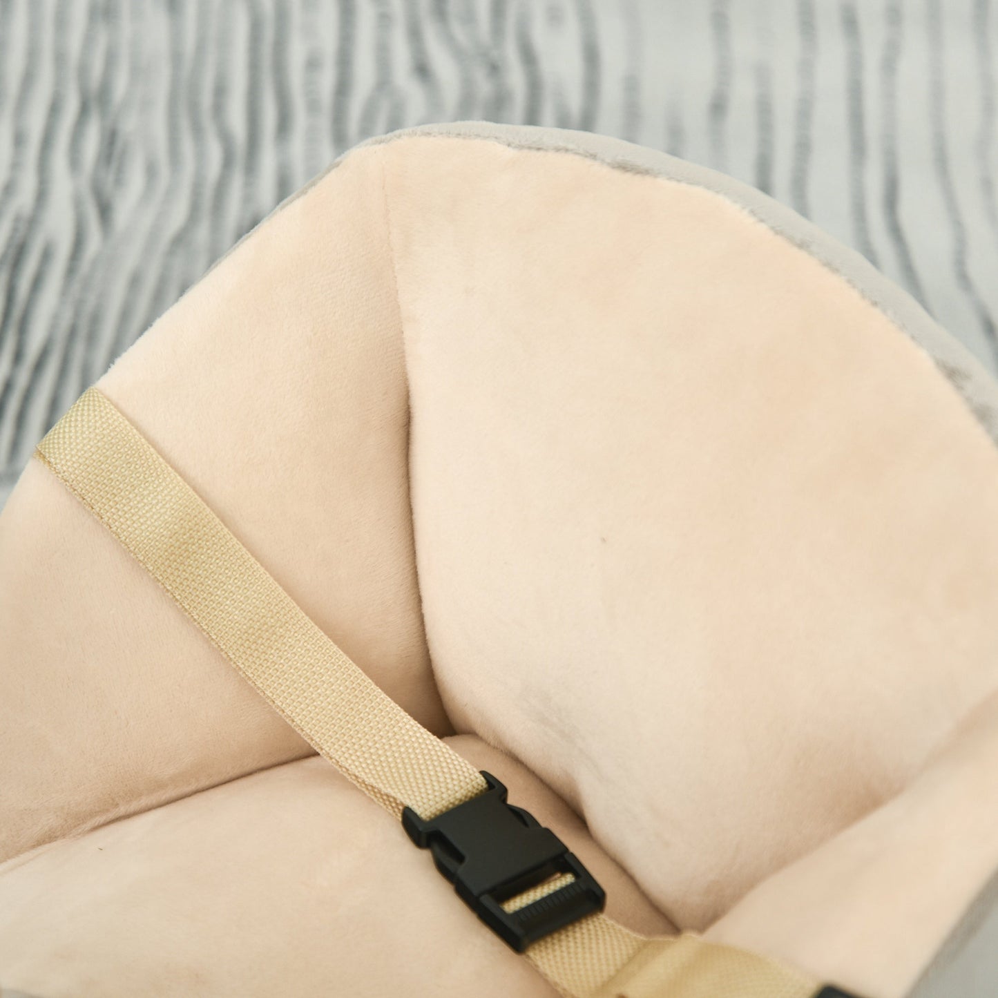 Cute Kids Ride-On Rocking Donkey Sound Handlebars Seat Belt Plush Body HOMCOM