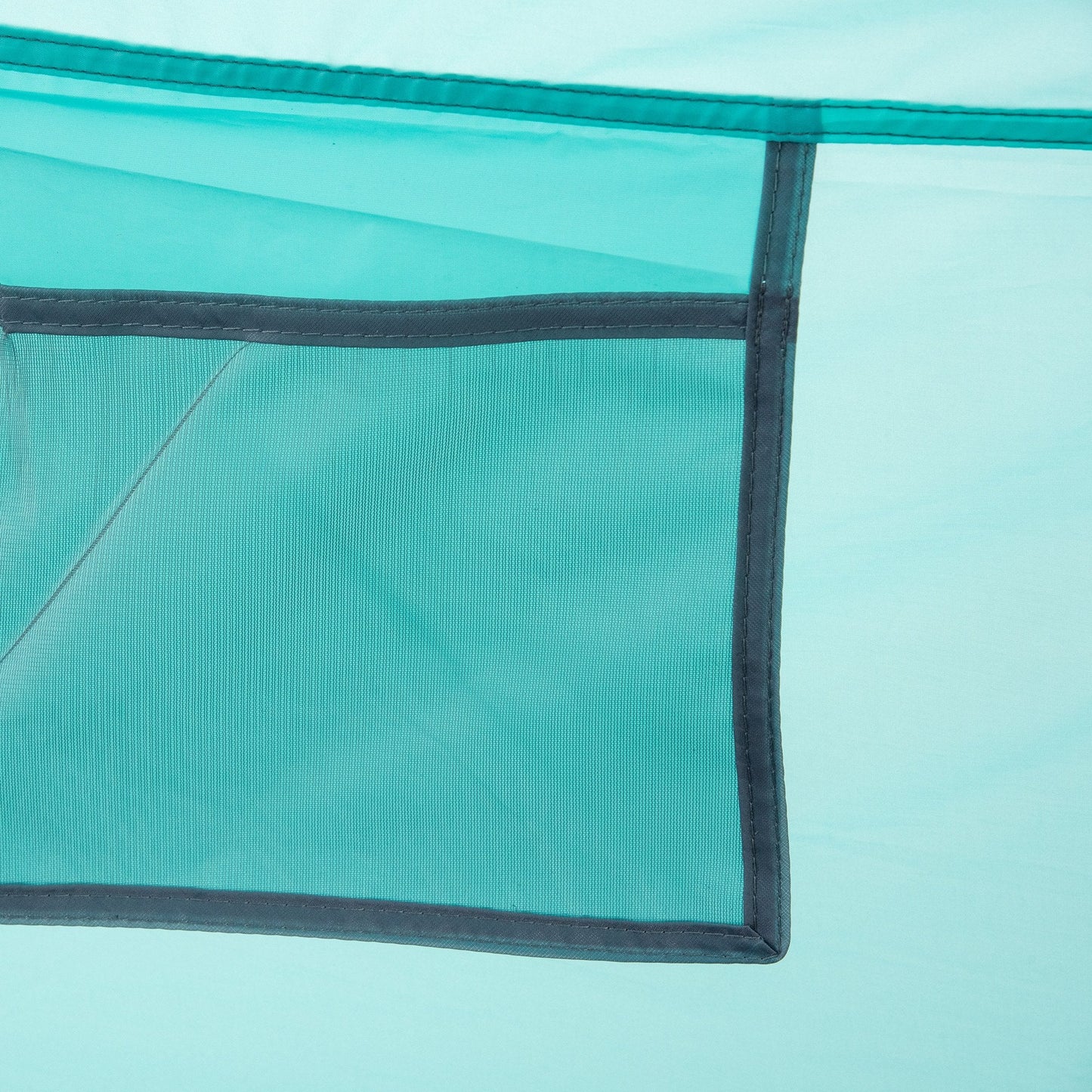 4 Person Camping Tent Pop-up Design Mesh Vents for Hiking Dark Blue Outsunny