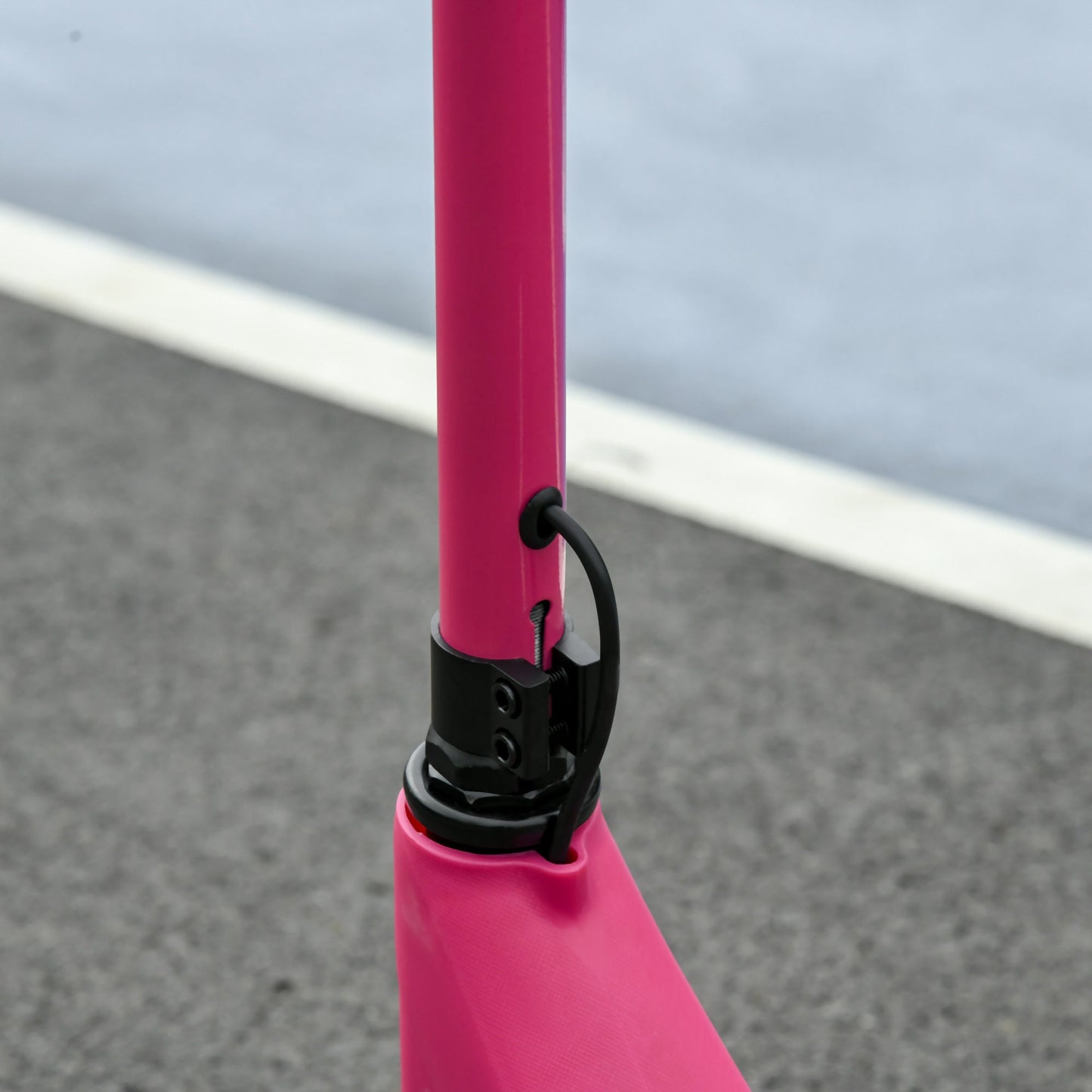 120W Electric Scooter w/ Battery Level Display, Rear Break - Pink HOMCOM