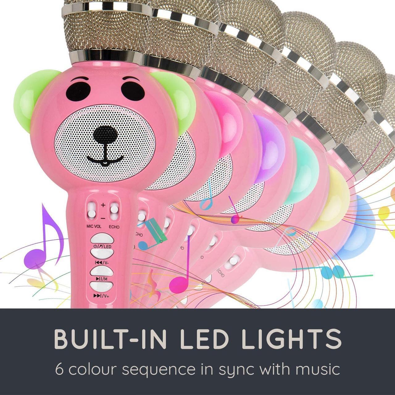 i-Star Kids Karaoke Microphone Pink- 90043PI