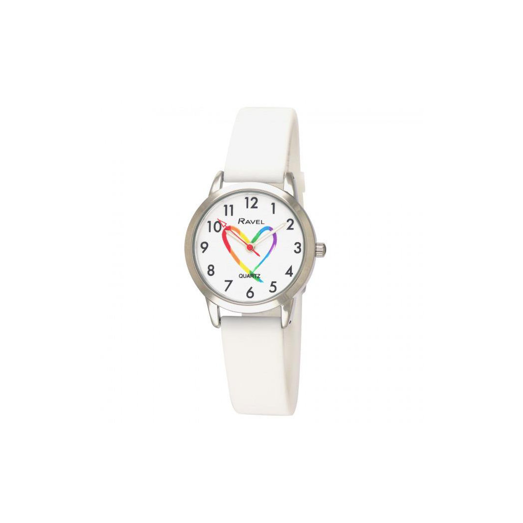 Ravel Children's Sports Pride Matters White Silicone Watch R1812.4S