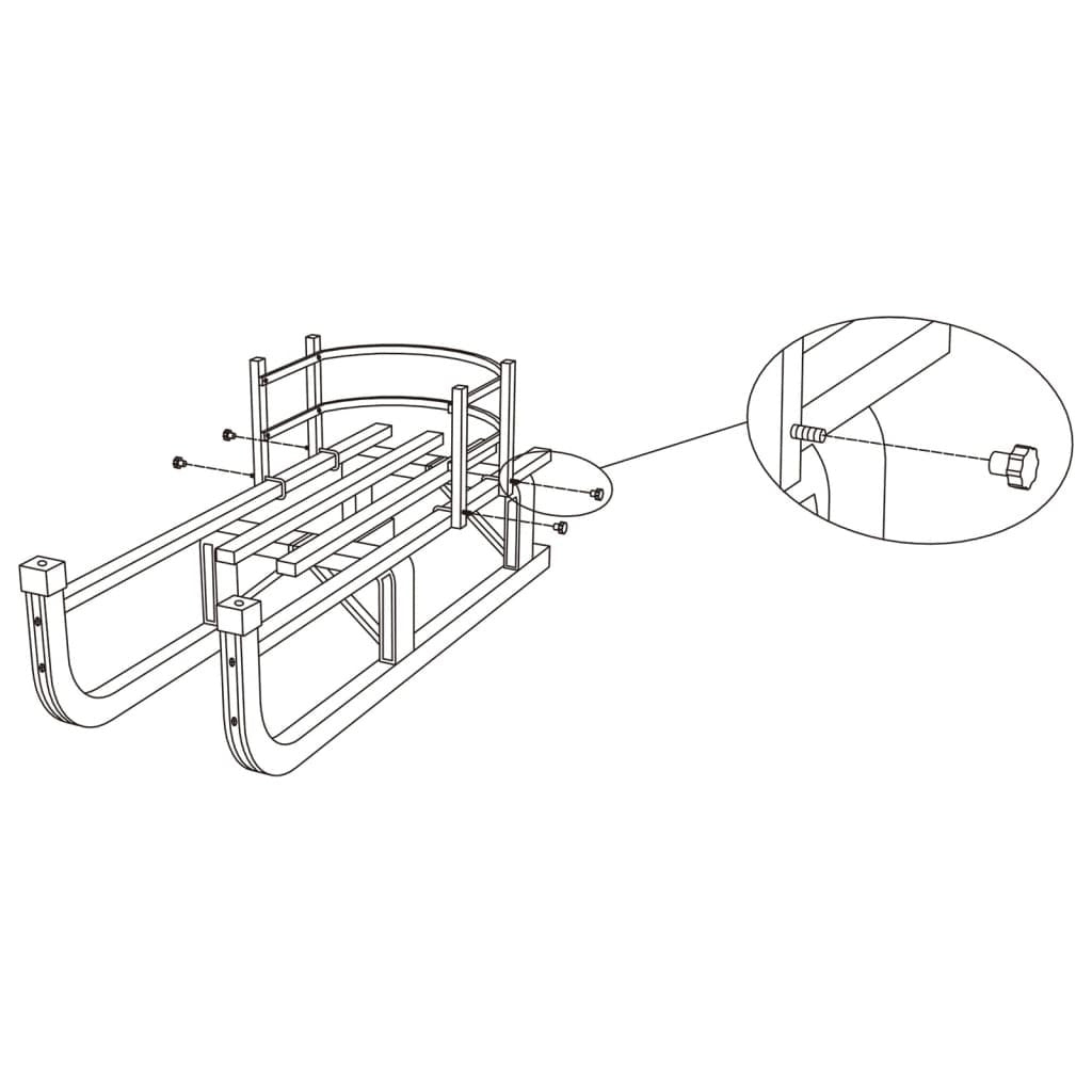 Backrest for Sledge Plywood