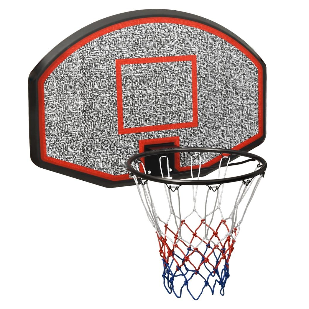 Basketball Backboard Black 90x60x2 cm Polyethene