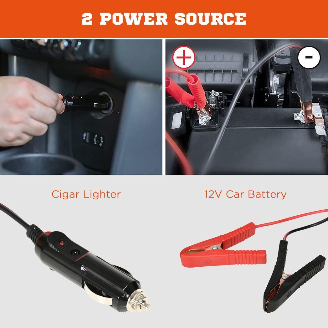 5 Ton Electric Car Jack Kit w/ 12V Auto Car Floor Jack, Impact Wrench, Case