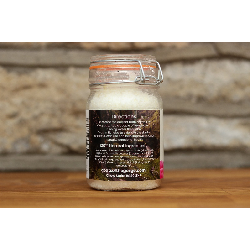 Goats Milk Geranium Bath Soak