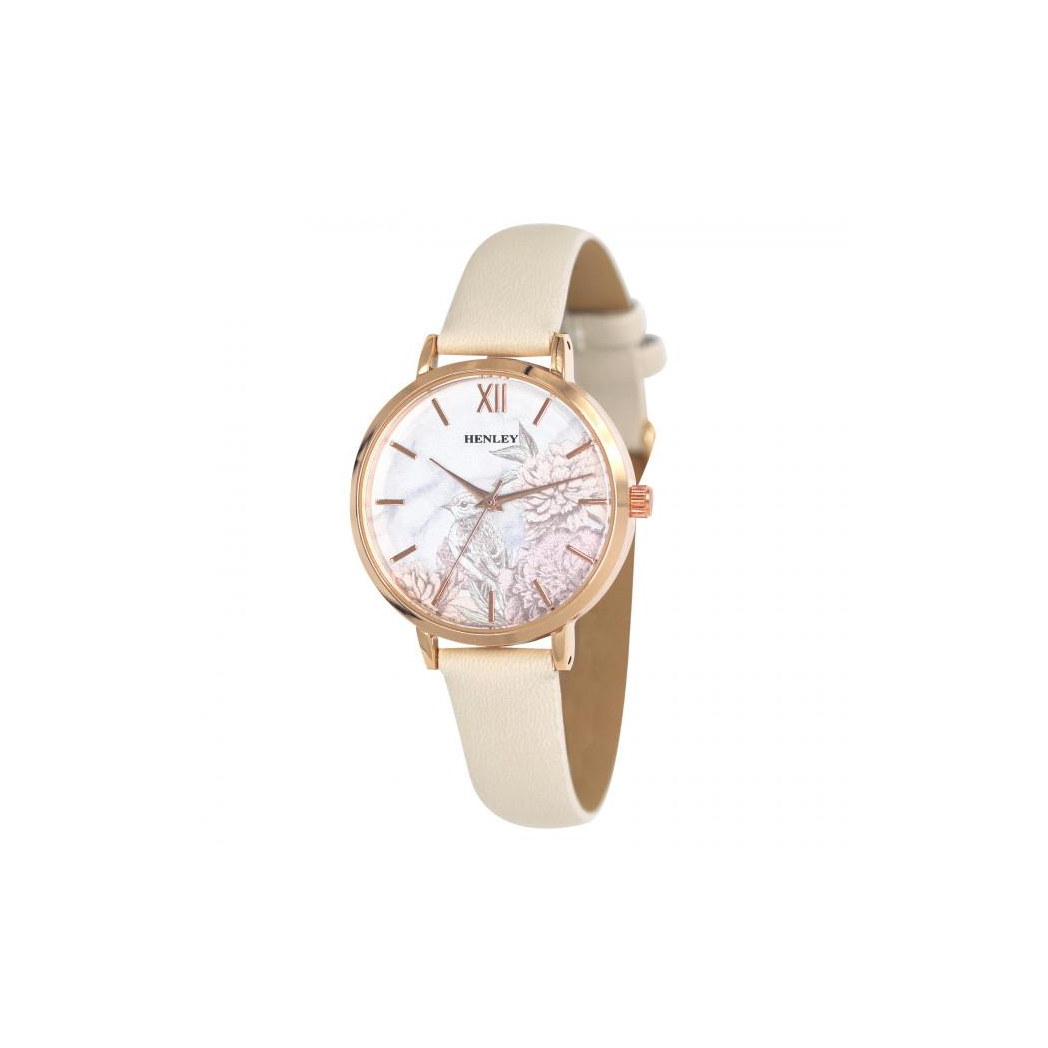 Henleys Ladies Secret Garden Marbled Nude Watch H06174.2