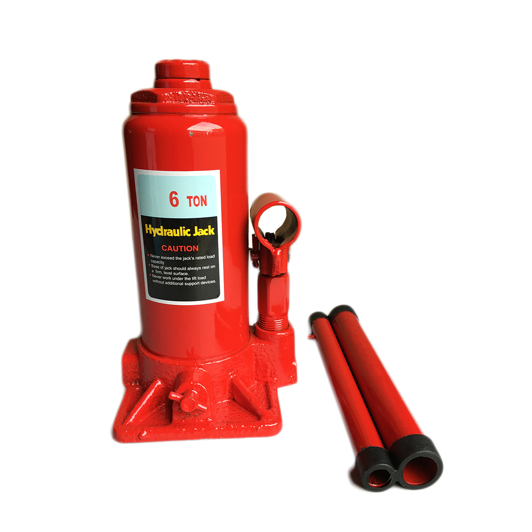 6 Ton Hydraulic Bottle Jack Red
