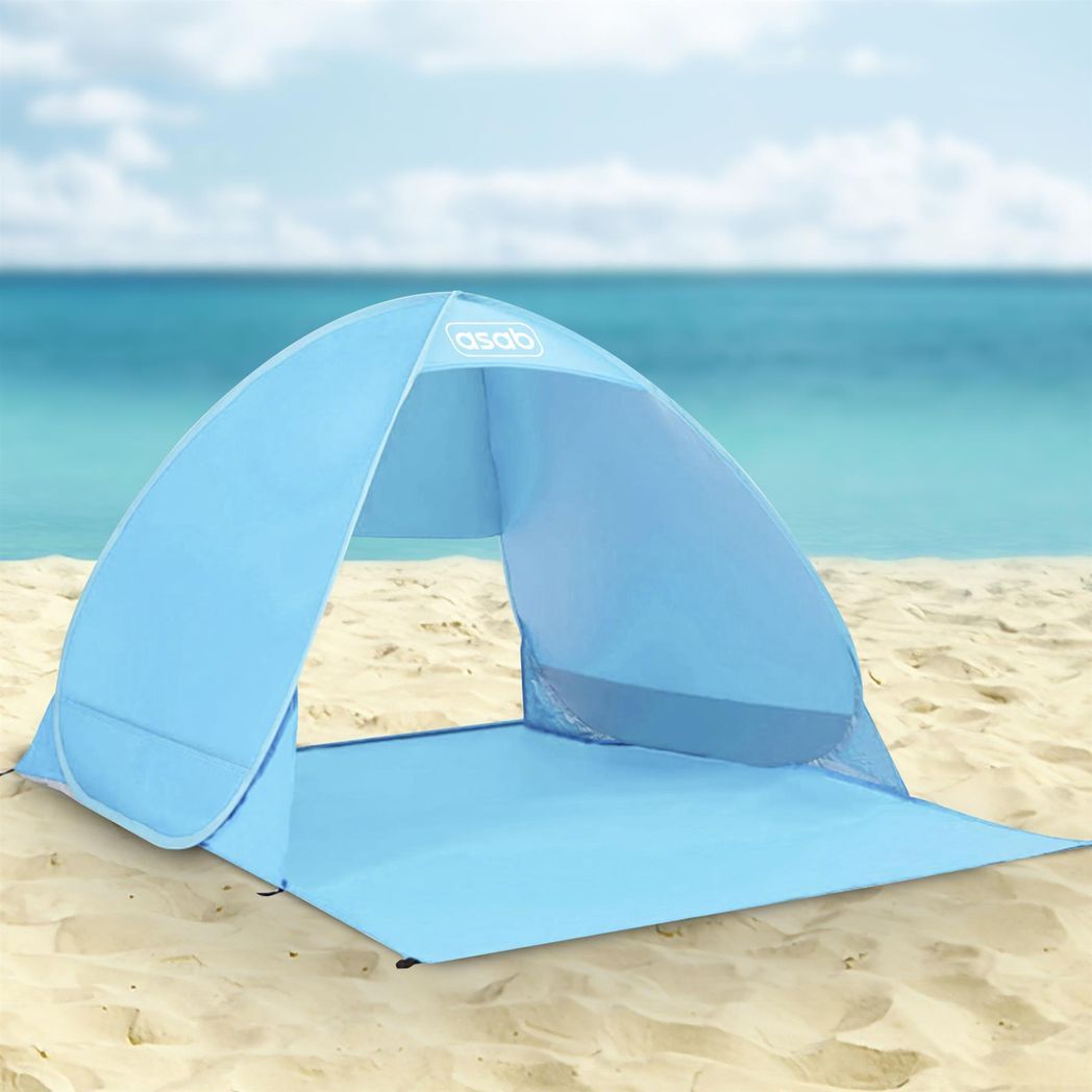 Pop Up Beach Tent Changing Room Privacy Tent Portable Family 1 Person - BLUE