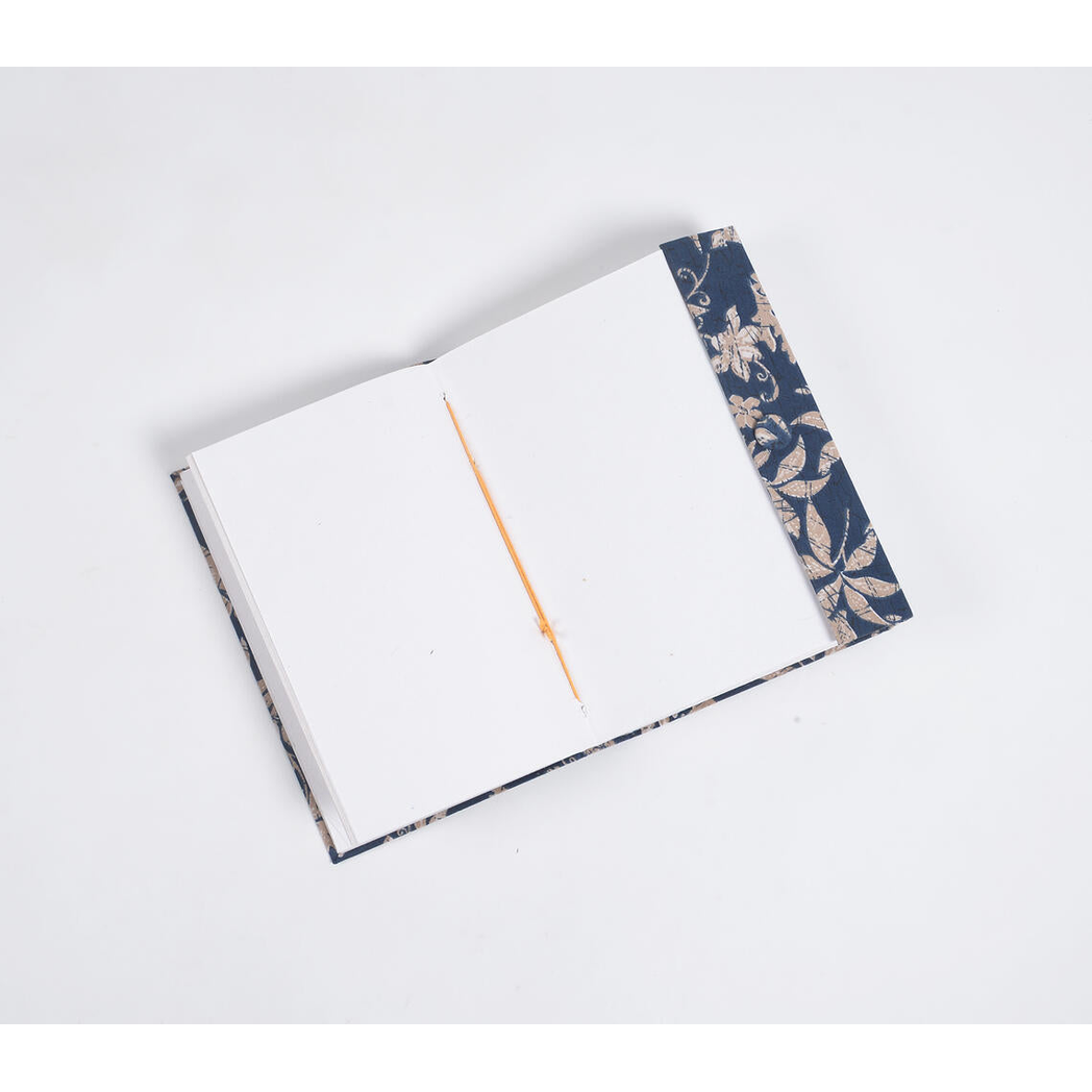 Vintage Recycled Fabric & Paper Journal