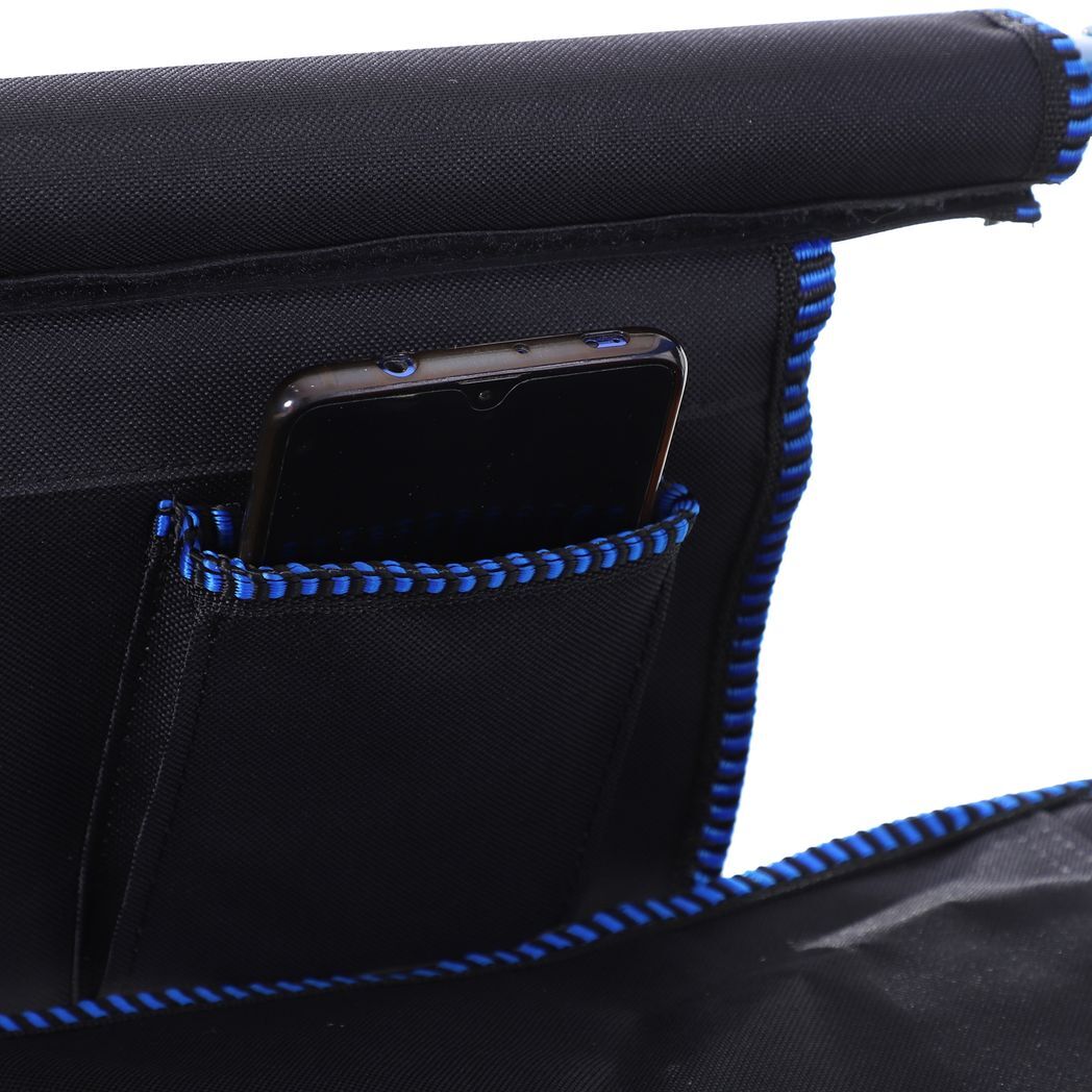 Outdoor Folding Fishing Camping Chair w/Cup Holder,Pocket,Backrest Blue