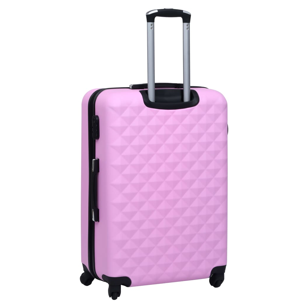 Hardcase Trolley Set 2 pcs Pink ABS