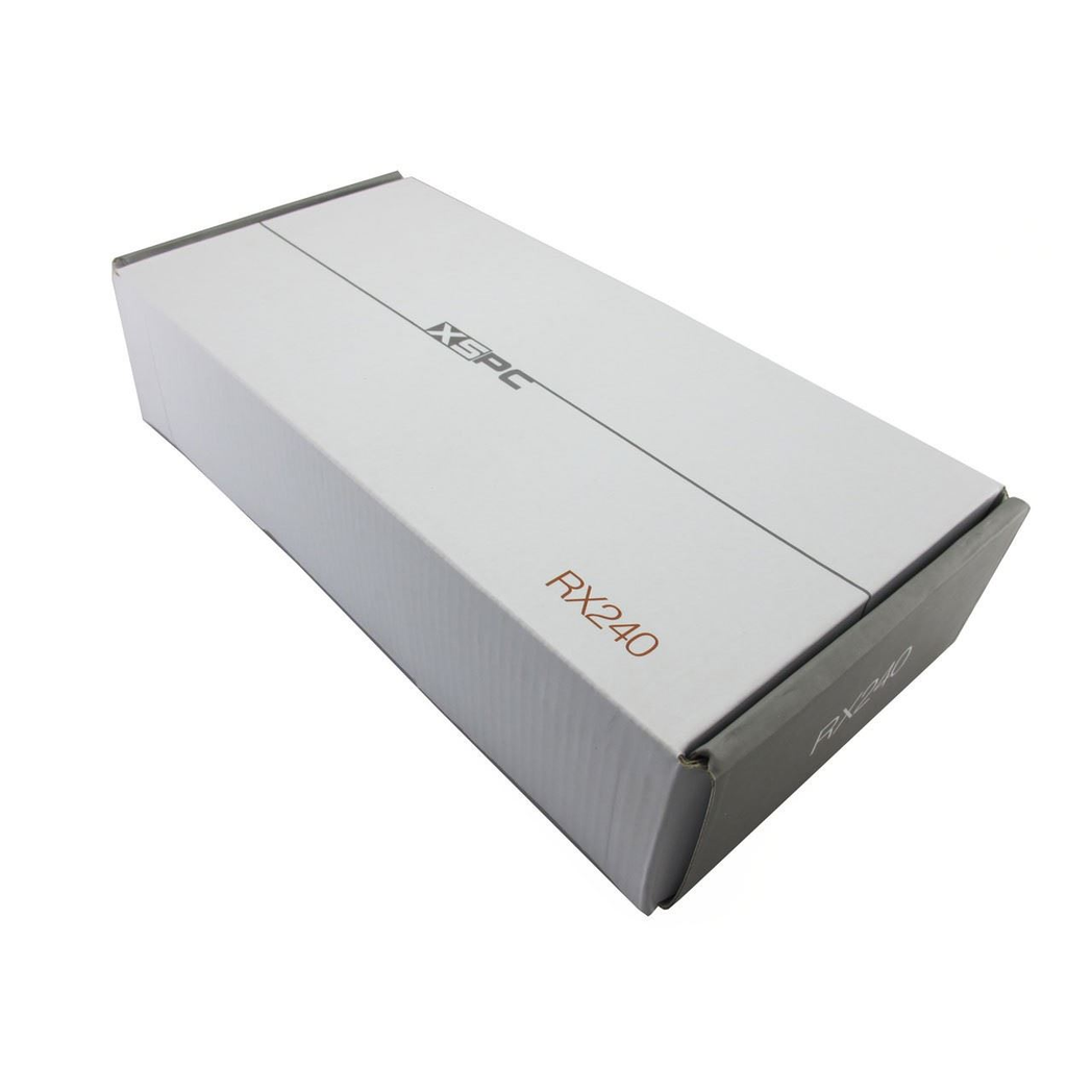 XSPC RX240 Dual Fan 2x120mm Radiator V3 - Black