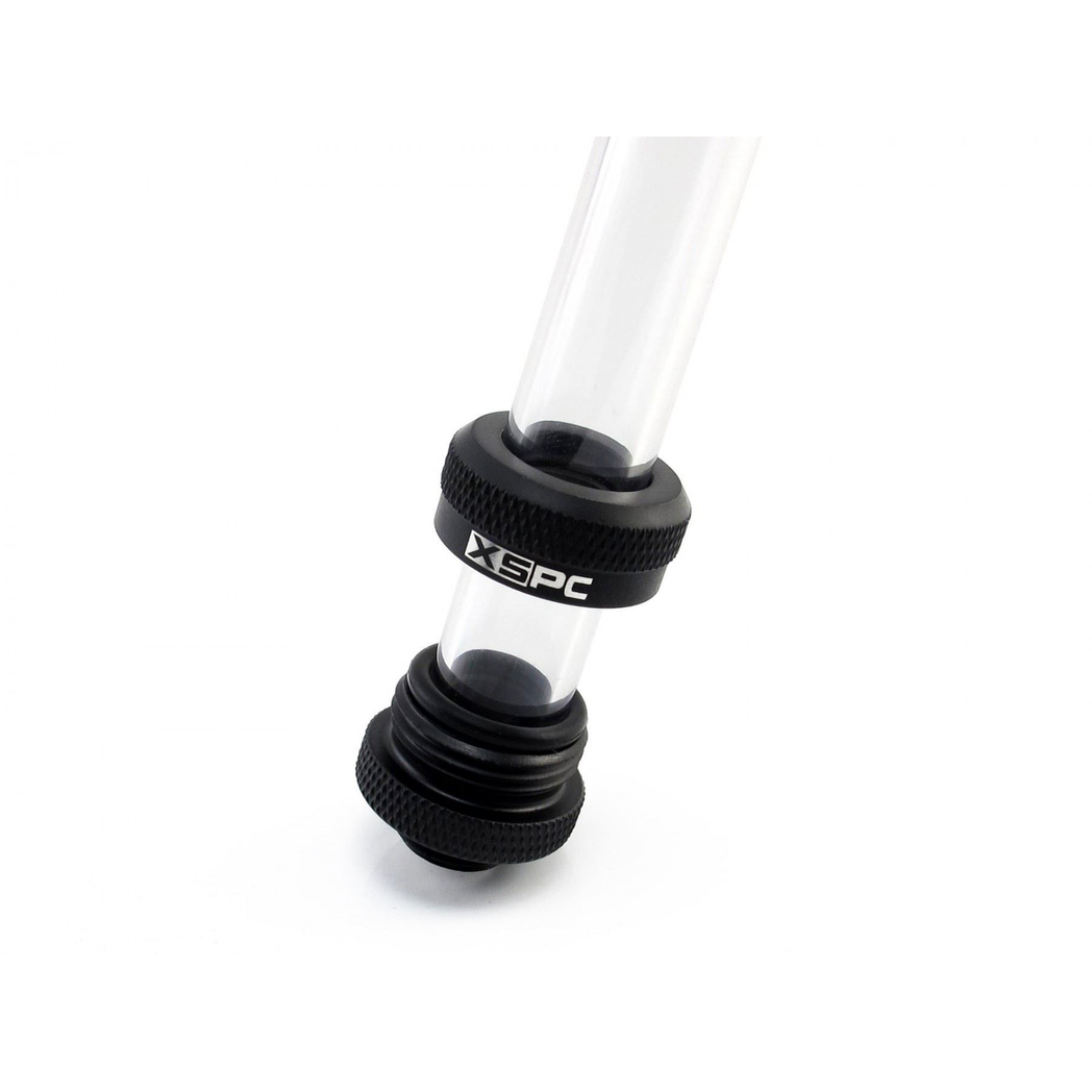 XSPC G1/4 to 14mm Rigid Tubing Triple Seal Fitting - Matte Black (8 Pack)