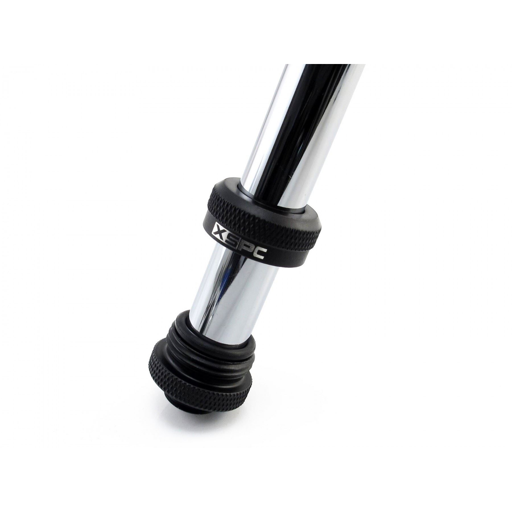 XSPC G1/4 to 14mm Rigid Tubing Triple Seal Fitting - Matte Black (8 Pack)